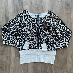 Women’s INC Long Sleeve Cheetah Sweater